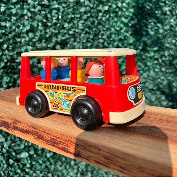 Vintage Little People bus with people, 80s Toys - Picture 2 of 7